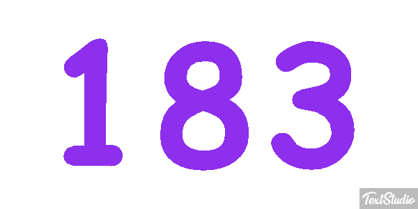 183 Tekst effect