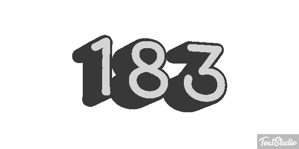 183 Tekst effect