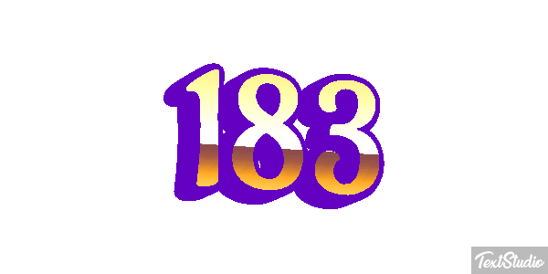 183 Tekst effect