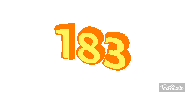 183 Tekst effect