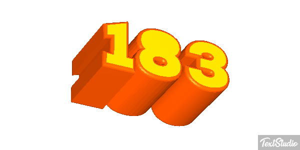183 Tekst effect