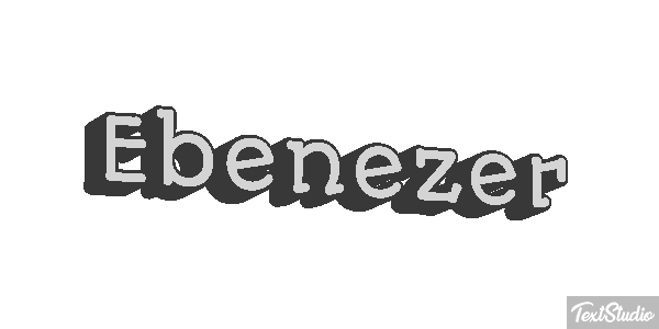Ebenezer Effetto testo