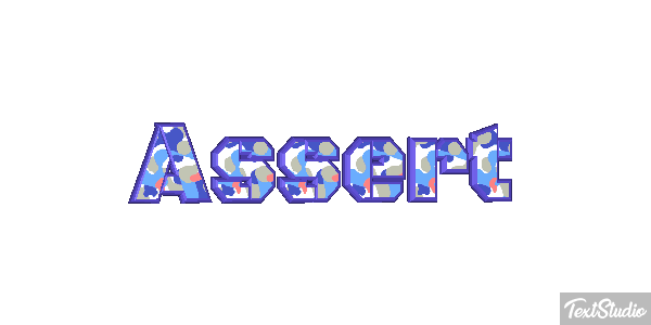 Assert Text effect