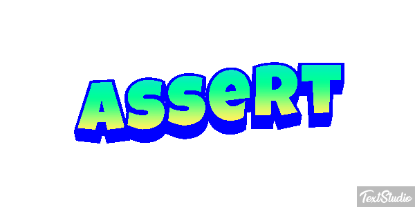 Assert Text effect