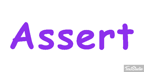 Assert Text effect