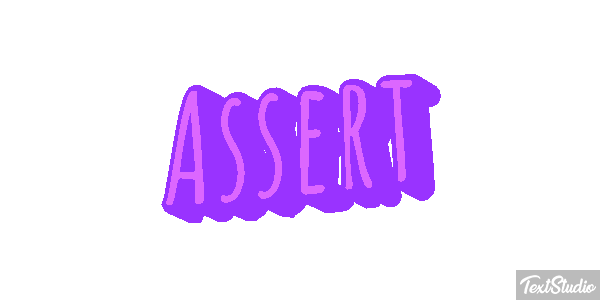 Assert Text effect