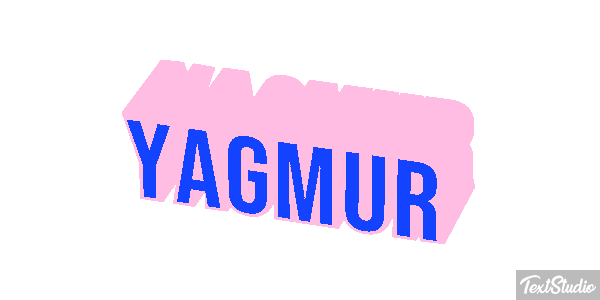 Yağmur Metin efekti