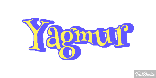 Yağmur Metin efekti