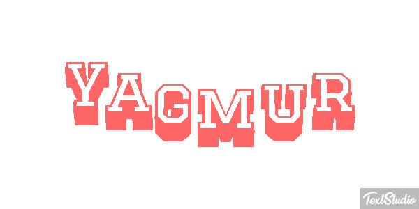 Yağmur Metin efekti