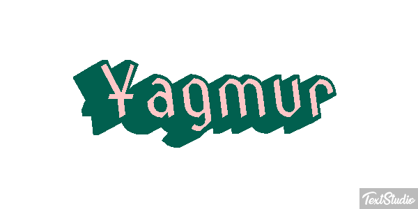 Yağmur Metin efekti