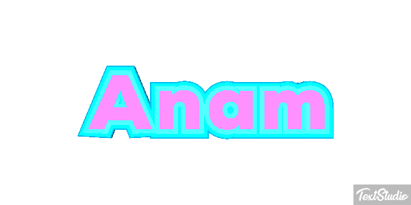 Anam Text effect