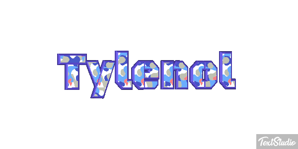 Tylenol Text effect