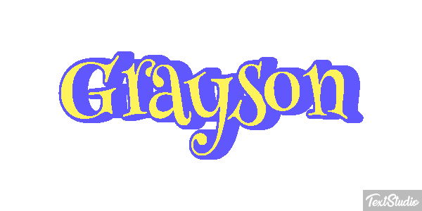 Grayson Efekt tekstowy