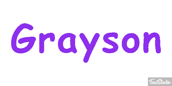 Grayson Efekt tekstowy