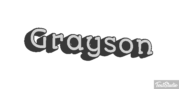 Grayson Efekt tekstowy
