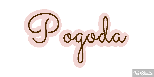 Pogoda Efeito do texto