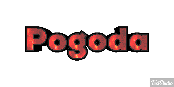 Pogoda Efeito do texto