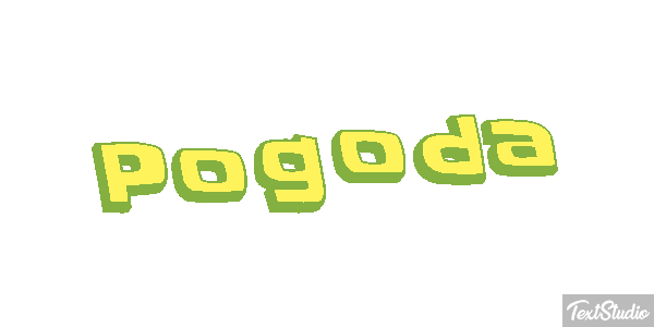 Pogoda Efeito do texto
