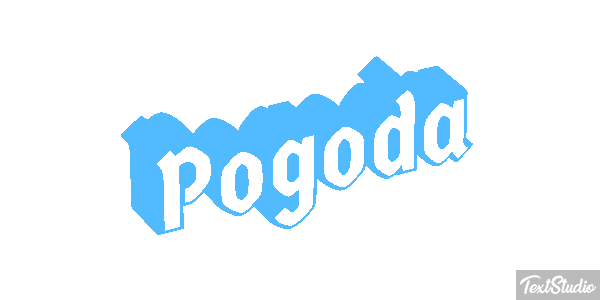 Pogoda Efeito do texto