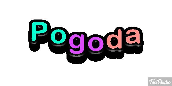 Pogoda Efeito do texto