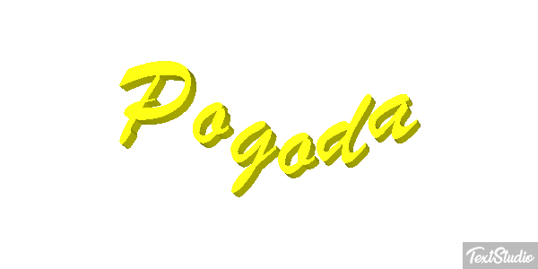 Pogoda Efeito do texto