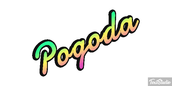 Pogoda Efeito do texto