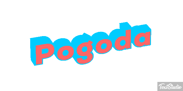 Pogoda Efeito do texto