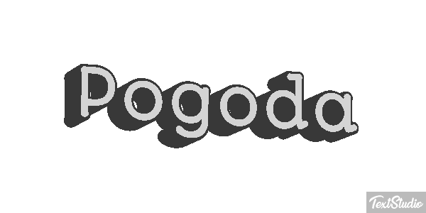 Pogoda Efeito do texto