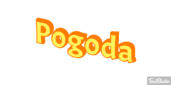 Pogoda Efeito do texto