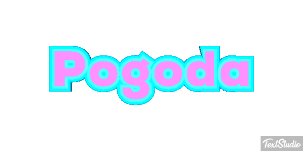 Pogoda Efeito do texto