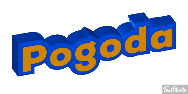 Pogoda Efeito do texto