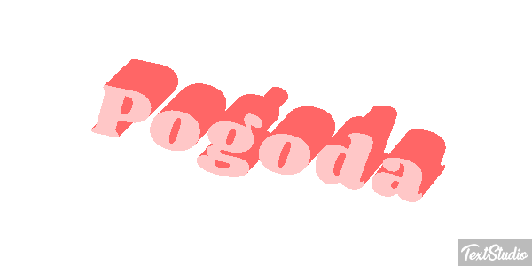 Pogoda Efeito do texto