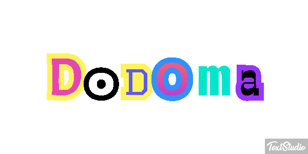 Dodoma Effet de texte