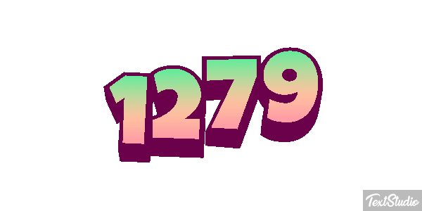 1279 Efekt tekstowy