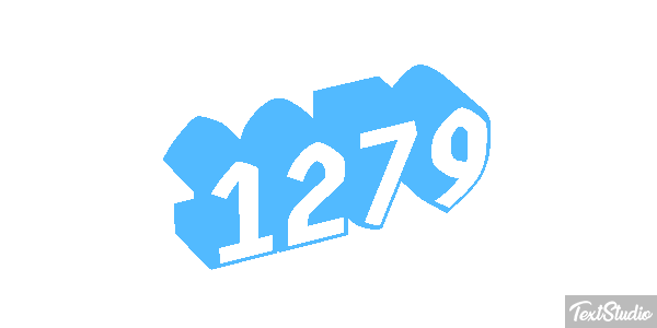1279 Efekt tekstowy