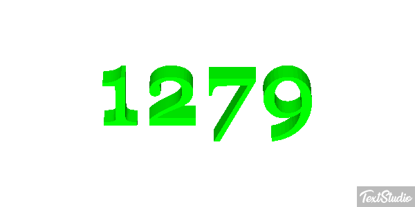1279 Efekt tekstowy