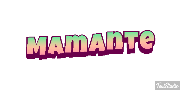 Mamante Effetto testo