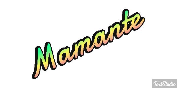 Mamante Effetto testo