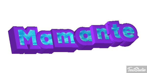 Mamante Effetto testo