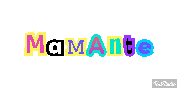 Mamante Effetto testo