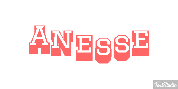 Ânesse Effet de texte