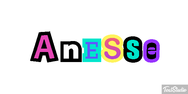 Ânesse Effet de texte