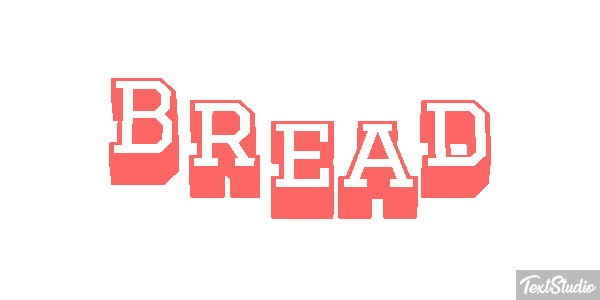 Bread Text effect