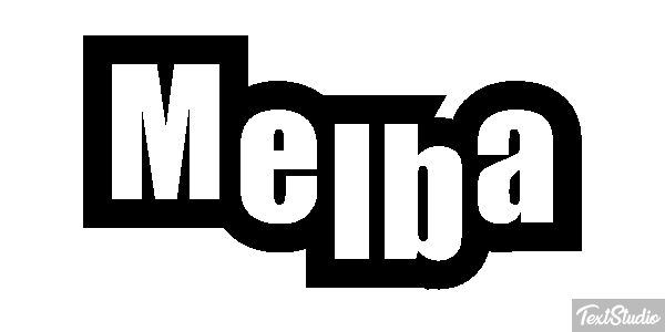Melba Texteffekt