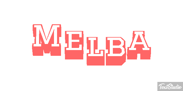Melba Texteffekt