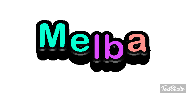 Melba Texteffekt
