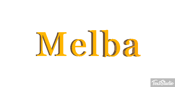 Melba Texteffekt