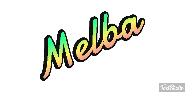 Melba Texteffekt