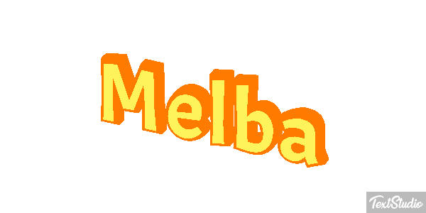 Melba Texteffekt