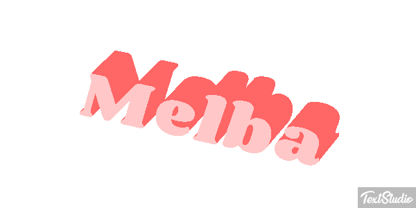 Melba Texteffekt